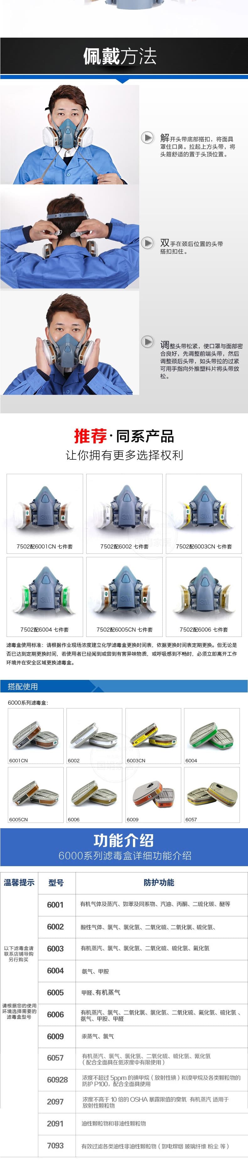 3M 7502 硅膠半面型防護(hù)面罩--廣州防毒面具供應(yīng)商